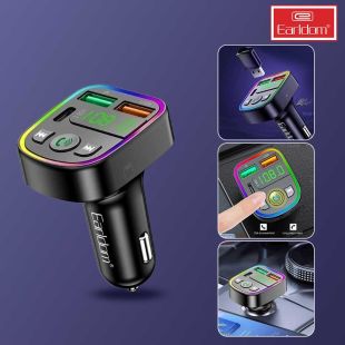 مشغل MP3 لاسلكي للسيارة ET-M103 بتقنية البلوتوث مع شحن سريع 3.1 أمبير وجهاز إرسال FM من Earldom