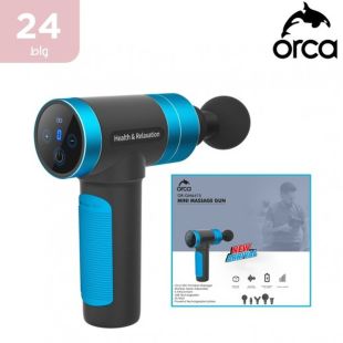 جهاز تدليك ميني محمول 24 واط مع 4 رؤوس تدليك من Orca
