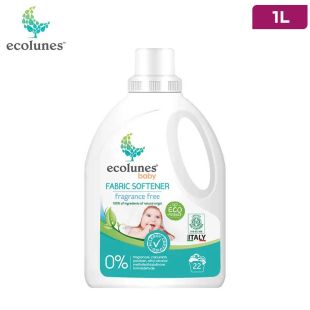 ECOLUNES BABY FABRIC SOFTENER FRAGRANCE FREE 1 Ltr