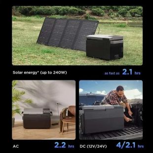 ثلاجة محمولة 38 لتر و صانع ثلج 2 في 1 من Ecoflow 