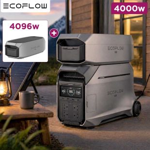 EcoFlow DELTA Pro 3 4096Wh 4000W Power Station + Smart Extra Battery 4096W
