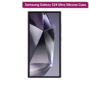 غطاء حماية سيليكون لهاتف Galaxy S24 Ultra من Samsung