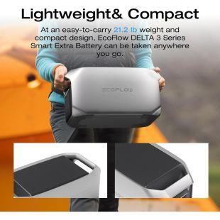 بطارية إضافية ذكية لمحطة الطاقة DELTA 3  من EcoFlow