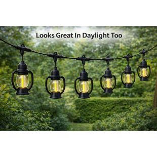 Electric Decorative Lantern Shaped LED String Lights 5m