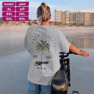 بلوزة صيفي أنيقة فضفاضة بتصميم مطبوع للسيدات