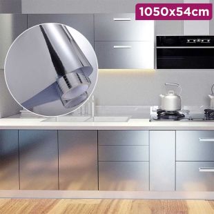Elegant Multi-Purpose Chrome Contact Paper 1050 x 54cm