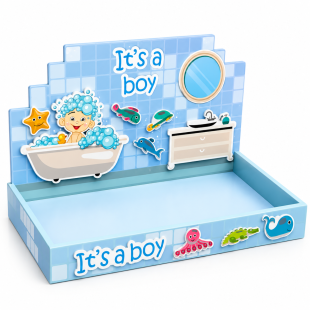 Elegant Wooden Baby Shower Design Baby Boy Shower Tray