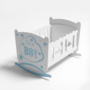 Elegant Wooden Bed Design Baby Boy Shower Tray