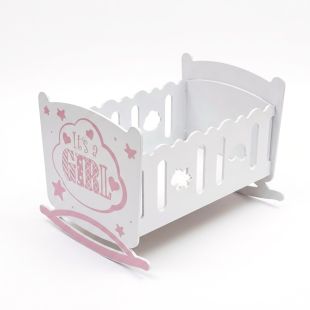 Elegant Wooden Bed Design Baby Girl Shower Tray