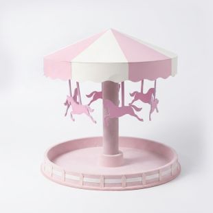 Elegant Wooden Horse Design Baby Girl Shower Stand