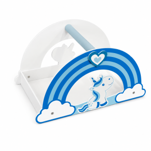 Elegant Wooden Unicorn Design Baby Boy Shower Tray