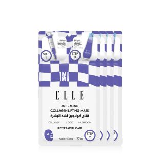 ELLE Anti-Aging Collagen Lifting Mask 4Pcs