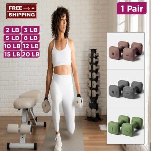 Square Anti Slip Dumbbells -1 Pair