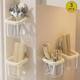Small Multi-purpose Wall-Mounted Storage Box - 3Pcs