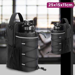 Durable Magnetic Water Bottle Organizer Bag - 25 x 15 x 11 cm