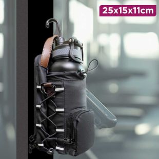 Stylish Magnetic Water Bottle Organizer Bag - 25 x 15 x 11 cm