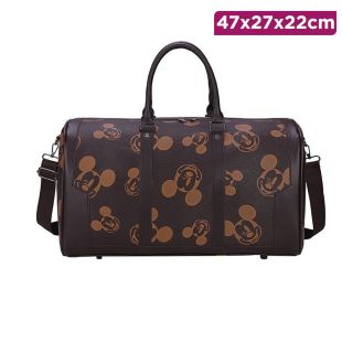 Mickey Mouse Leather Shoulder Bag - 47 x 27 x 22 cm