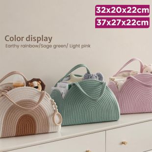 Cotton Rope Baby Essentials Organizer Bag