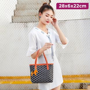 Women's Korean-Style Printed Leather Bag
