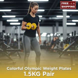 Colorful Olympic Weight Plates 1.5KG Pair
