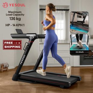 T3 Pro Running Treadmill 1 HP 14 KPH with Tablet Holder by YESOUL