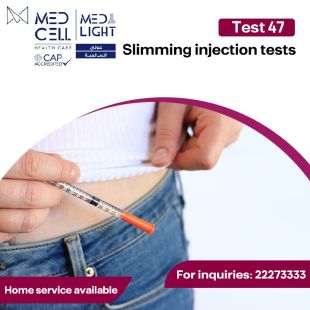 Get Your Sheeel Code and Enjoy a Slimming Injection Check-Up at Med Light Lab - To Know Price of the Service Please Contact the Lab
