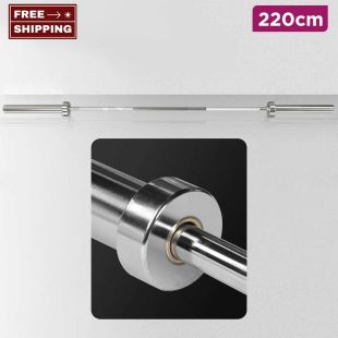 Steel Straight Bar with Professional Rotational System 220cm