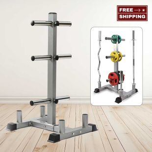 Heavy-Duty Metal Weight Storage Rack with Multi Arms