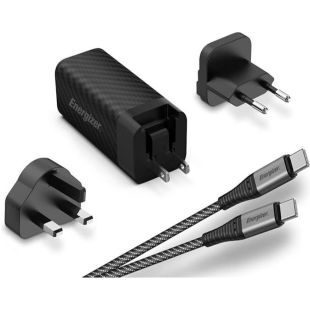 Energizer Ultimate 38W PD/QC Wall Charger with Dual Output and USB-C to USB-C Braided Cable