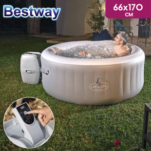 Lay-Z-Spa St Lucia AirJet Jacuzzi 170 x 66cm by Bestway