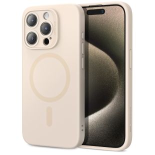 ESR Cloud Soft Case (HaloLock) For iPhone 15 Pro - Light Tan