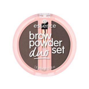 Essence 1.8g Powder Eyebrow Duo - 03: Dark