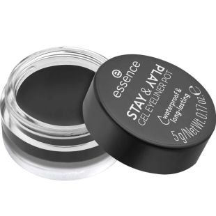 Essence 5g Stay and Play Waterproof Gel Eyeliner 01 Black