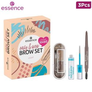 Essence Easy and Wow Brow Set Light 3Pcs