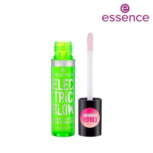 زيت Electric Glow متغير اللون للشفاه والخدود 4.4 مل من Essence