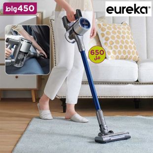 مكنسة عمود كهربائية لاسلكية بقوة 450 واط وسعة 650 مل من Eureka