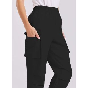 بنطلون كاجوال متعدد الجيوب بتصميم أوروبي للسيدات