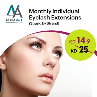 Eyelashes Installation from Noha Art