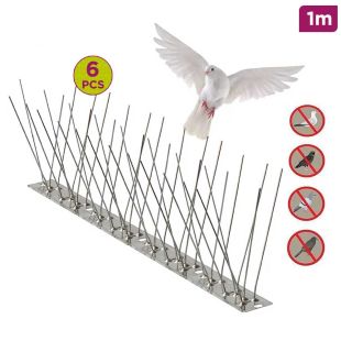 Stainless Steel Bird Spikes Assembled Bird Spikes 6 x 1m