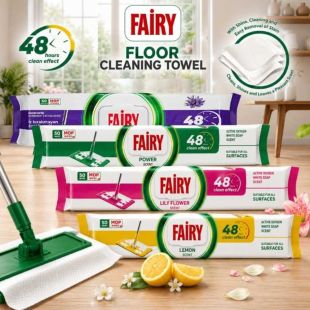 مناديل تنظيف الأرضيات 20 × 35 سم (50 منديل) من Fairy