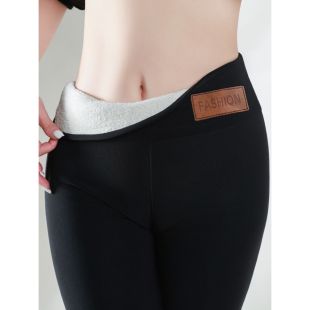 بنطلون مبطن بالصوف بتصميم Fashion للسيدات