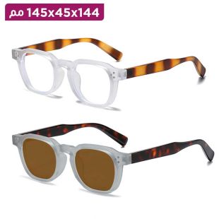 نظارات شمسية عصرية بتصميم دبوس الأرز للرجال والسيدات 144 × 45 × 145 مم
