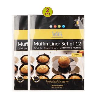 Nostik Muffin Liner Set of 12 × 2