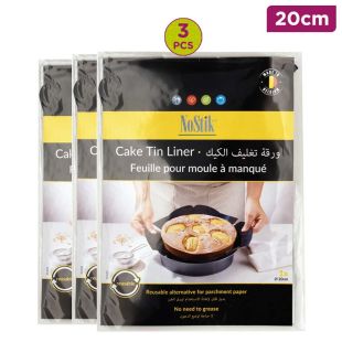 Cake Tin Liner Round Dia 20cm x 3