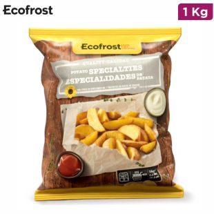 Ecofrost Potato Wedges Skin On 1 Kg