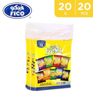 Fico Fresh Assorted Mix Potato Chips Pack – 20 × 20 g