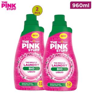 The Pink Stuff The Miracle Laundry Bio Liquid 32 Washes 960 ml x 2