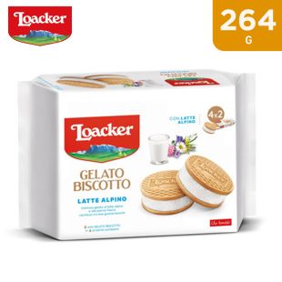Loacker Biscotti Ice Cream Latte Alpino 264g