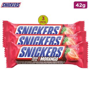 Snickers Strawberry Chocolate Bar 42G x 3