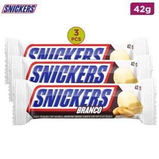 Snickers White Chocolate Bar 42G x 3